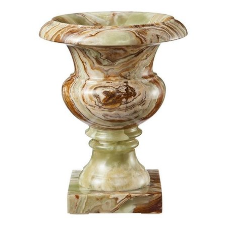 H2H Selene Style Small Planter; Whirl Green Onyx H2994176